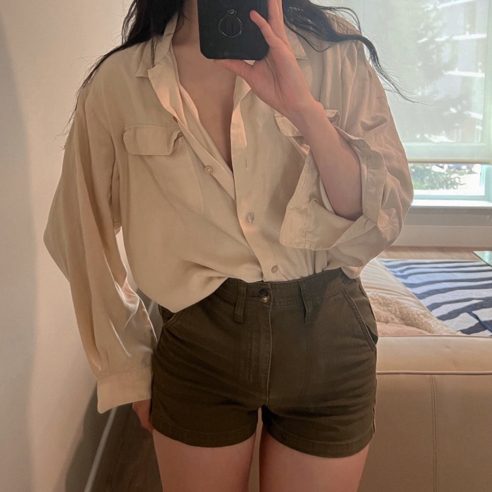 madewell cargo style shorts XS